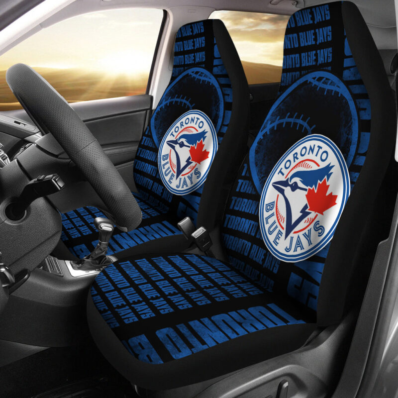 MLB Toronto Blue Jays Car Seat Covers Sporty Victory Upholstery