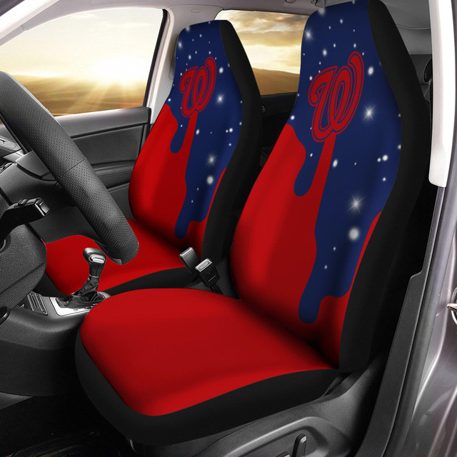 MLB Washington Nationals Car Seat Covers Journey with Victorious Vibes