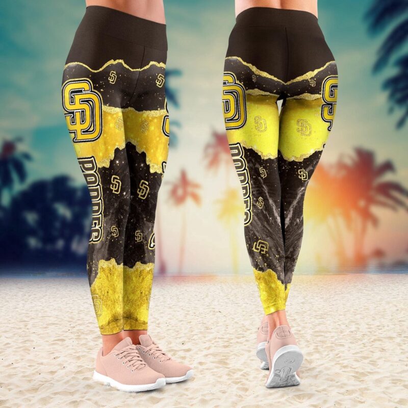 MLB San Diego Padres Leggings Chic Vibes In Legwear For Fans