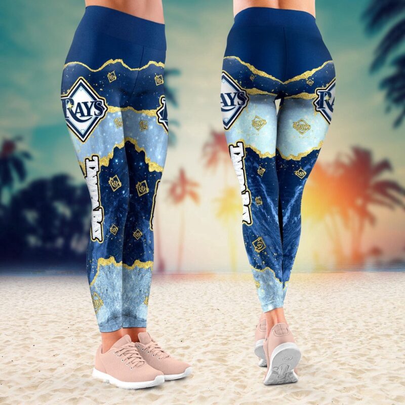 MLB Tampa Bay Rays Leggings Chic Vibes In Legwear For Fans