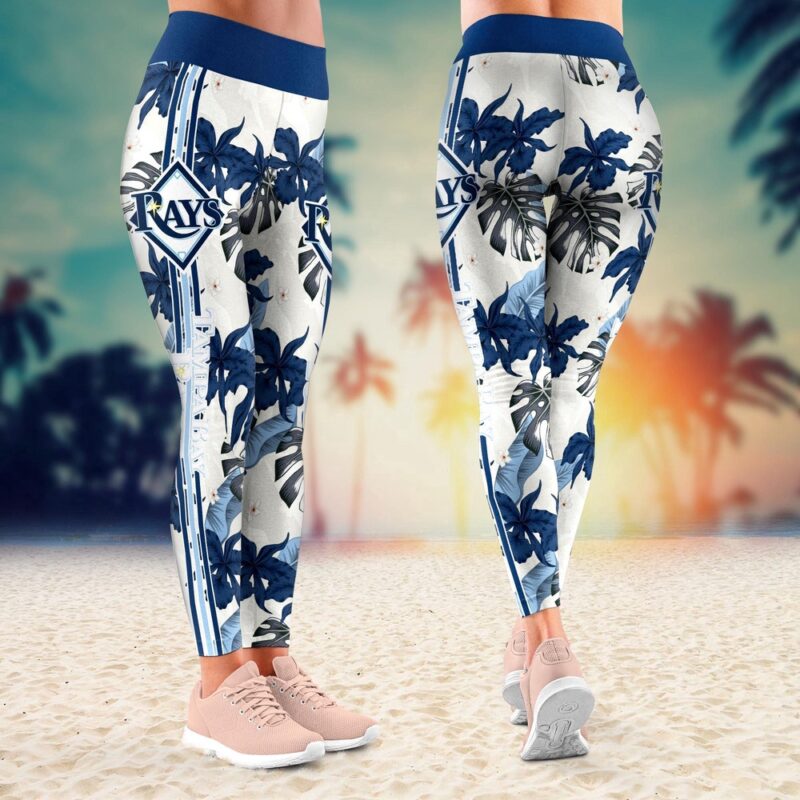 MLB Tampa Bay Rays Leggings Casual Elegance Bliss For Fans