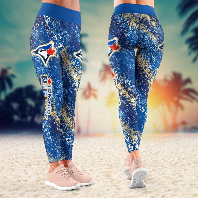 MLB Toronto Blue Jays Leggings Elegance In Style For Fans