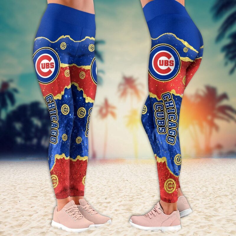 MLB Chicago Cubs Leggings Chic Vibes In Legwear For Fans