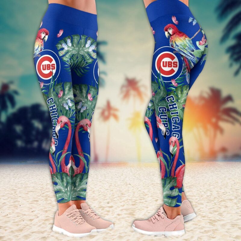 MLB Chicago Cubs Leggings Signature Style Comfort For Fans