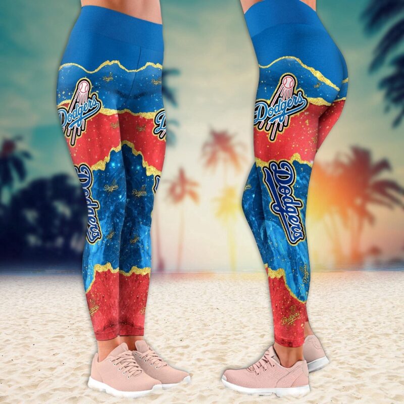 MLB Los Angeles Dodgers Leggings Chic Vibes In Legwear For Fans
