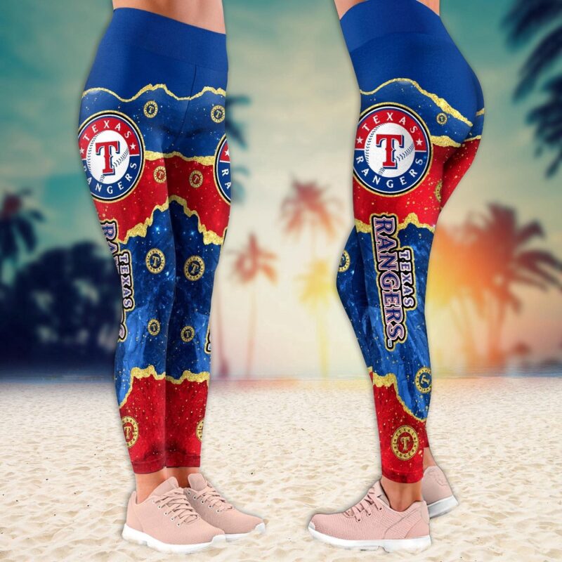 MLB Texas Rangers Leggings Chic Vibes In Legwear For Fans