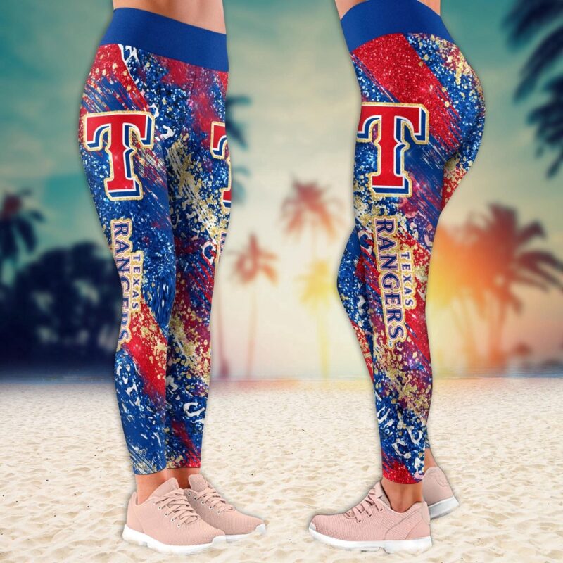 MLB Texas Rangers Leggings Elegance In Style For Fans