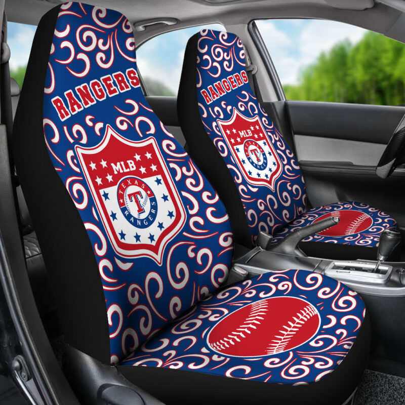 MLB Texas Rangers Car Seat Covers Auto Pride Essential