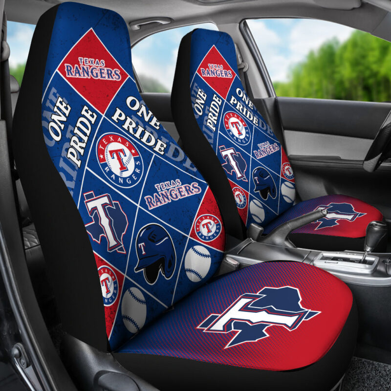 MLB Texas Rangers Car Seat Covers Champion Auto Enhancement