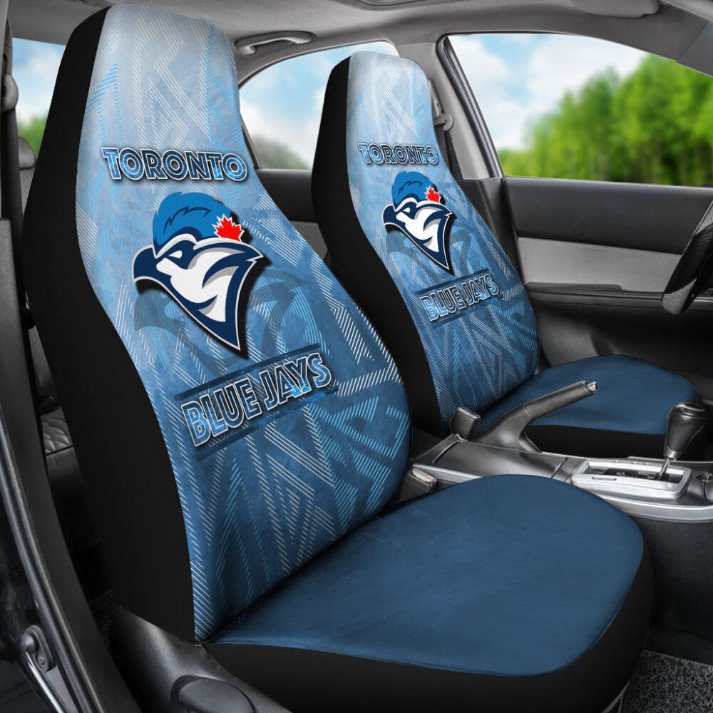 MLB Toronto Blue Jays Car Seat Covers Journey with Victorious Vibes