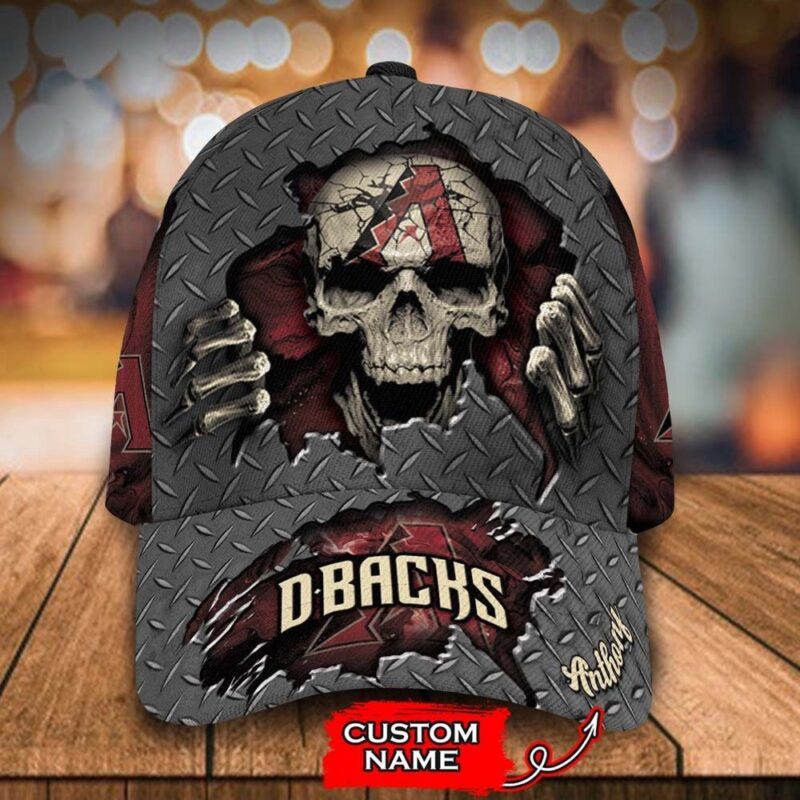 Customized MLB Arizona Diamondbacks Baseball Cap Skull For Fans