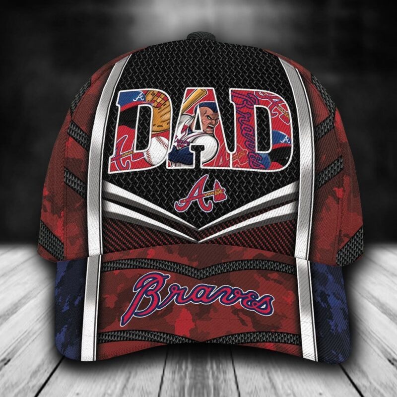 Customized MLB Atlanta Braves Baseball Cap Classic Style For Dad