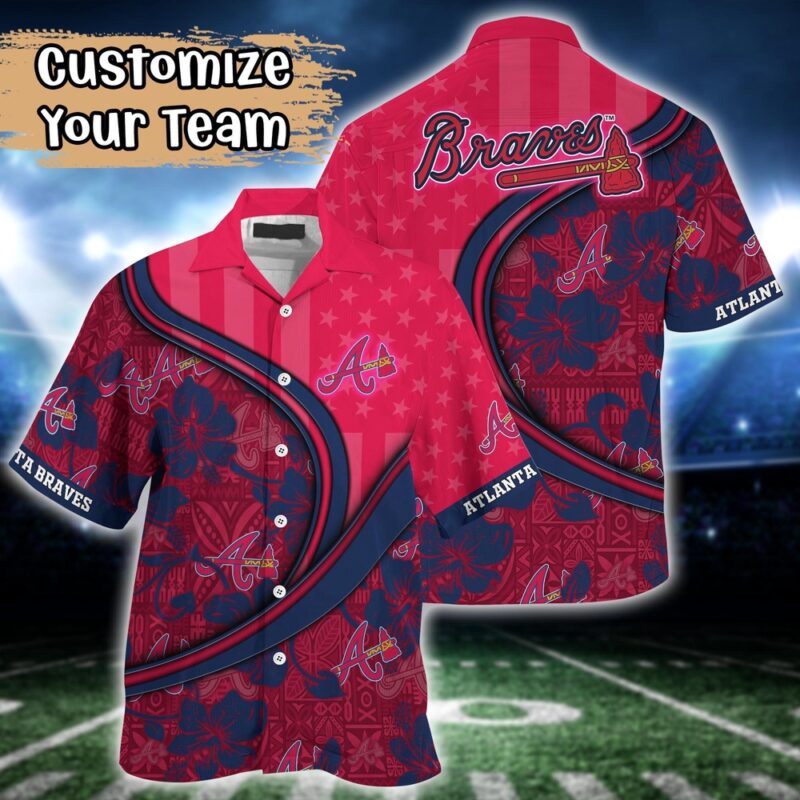 Customized MLB Atlanta Braves Hawaiian Shirt Harmony Hues For Fans