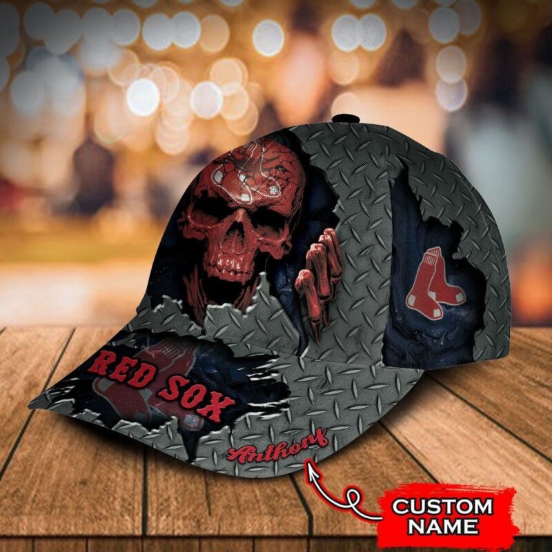 Customized MLB Boston Red Sox Baseball Cap Skull For Fans