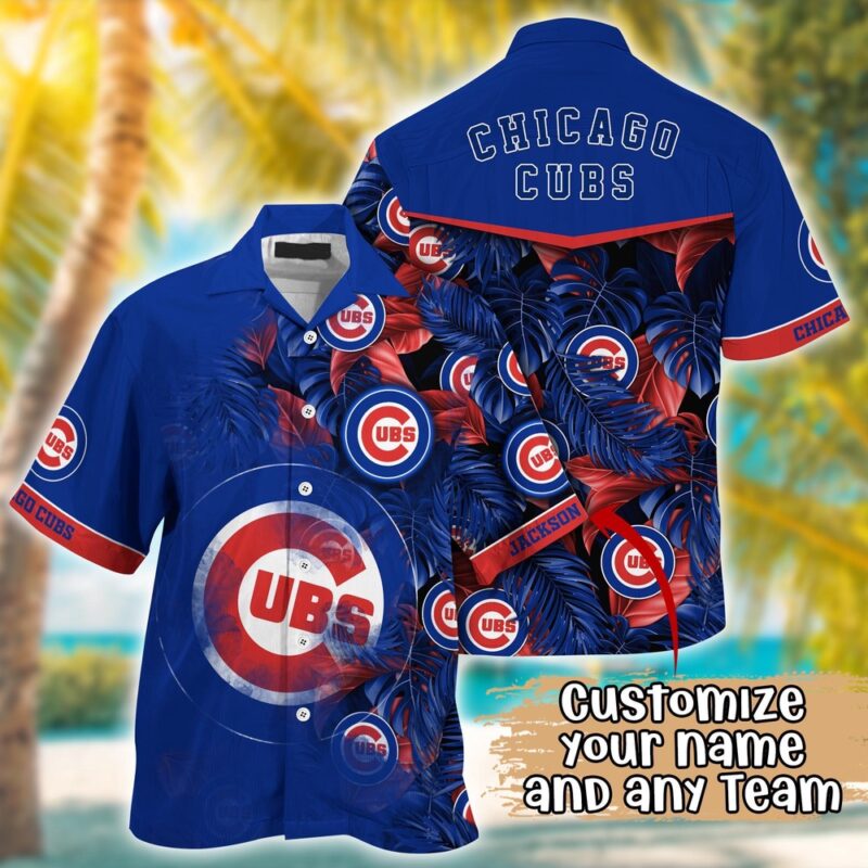 Customized MLB Chicago Cubs Hawaiian Shirt Radiant Rhythms For Fans