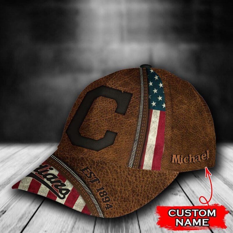 Customized MLB Cleveland Indians Baseball Cap Luxury For Fans
