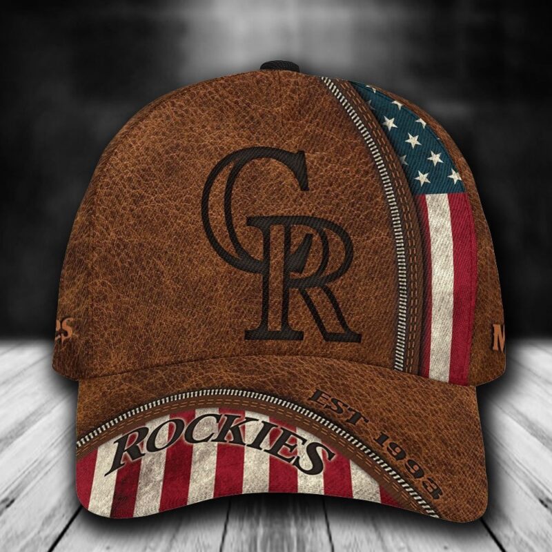 Customized MLB Colorado Rockies Baseball Cap Luxury For Fans
