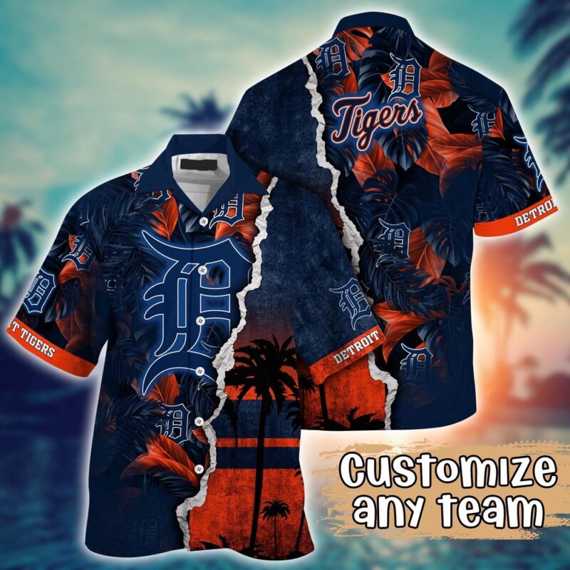 Customized MLB Detroit Tigers Hawaiian Shirt Champion Chic Couture For Fans