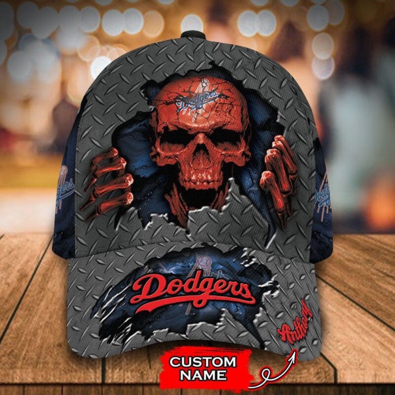 Customized MLB Los Angeles Dodgers Baseball Cap Skull For Fans