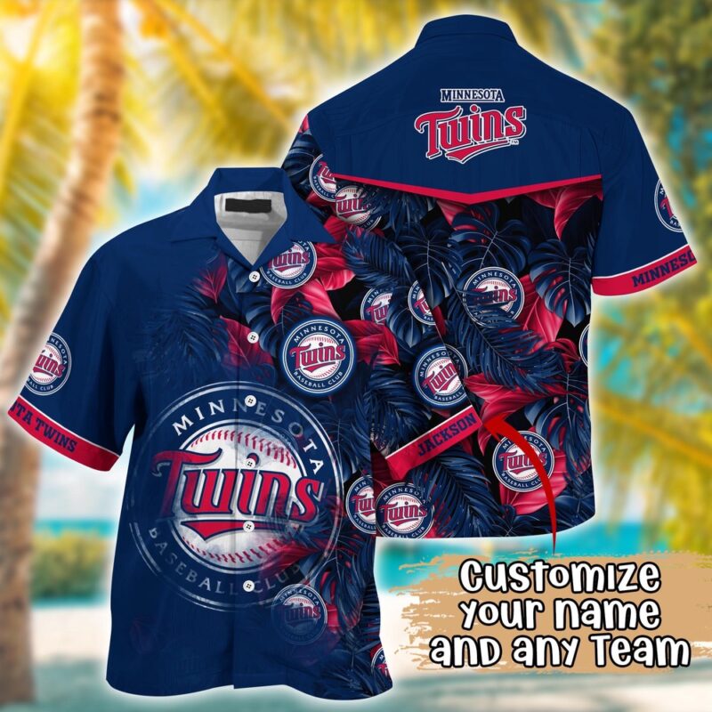 Customized MLB Minnesota Twins Hawaiian Shirt Radiant Rhythms For Fans