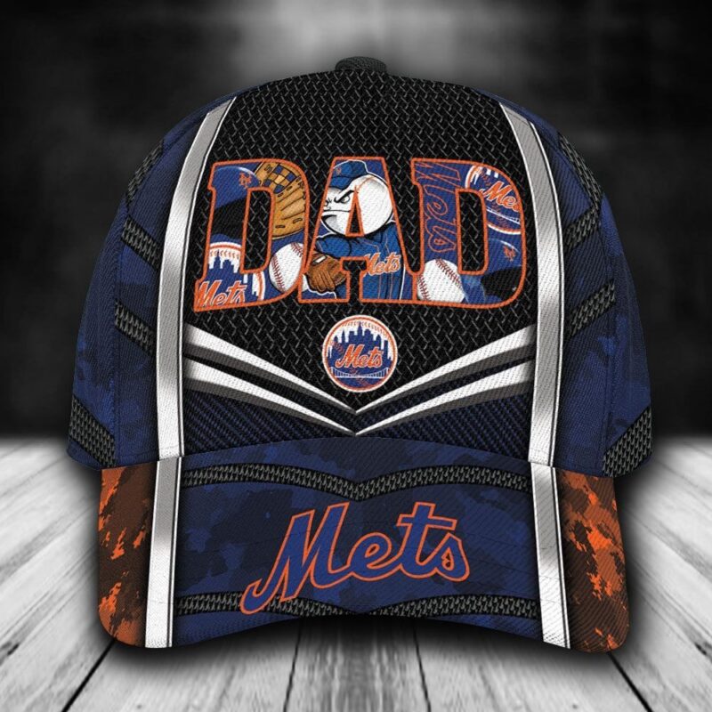 Customized MLB New York Mets Baseball Cap Classic Style For Dad