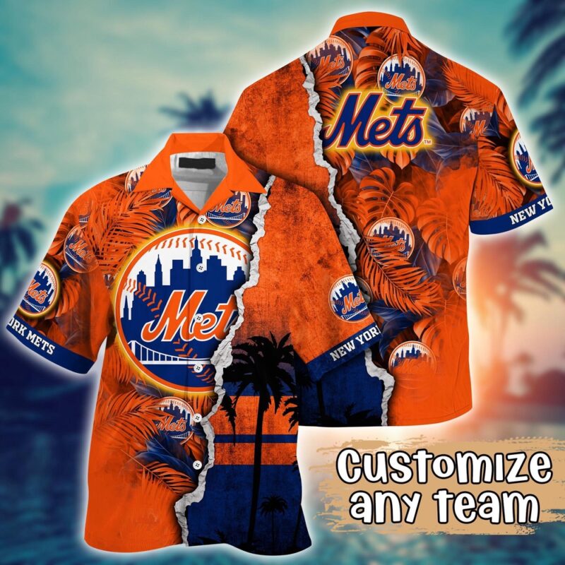 Customized MLB New York Mets Hawaiian Shirt Champion Chic Couture For Fans