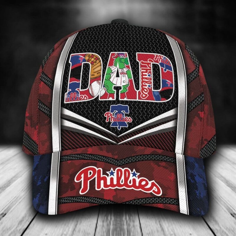 Customized MLB Philadelphia Phillies Baseball Cap Classic Style For Dad