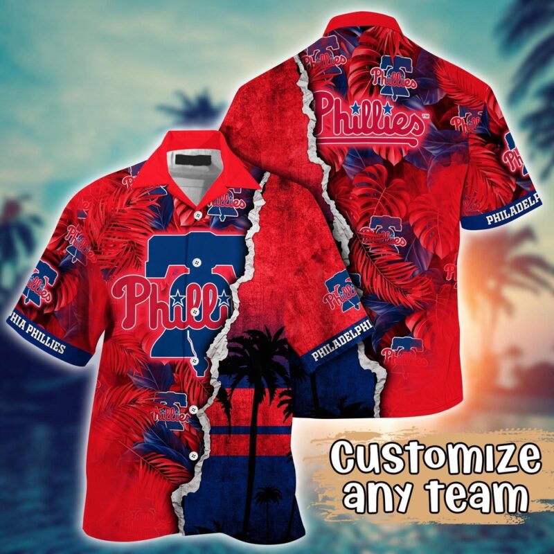 Customized MLB Philadelphia Phillies Hawaiian Shirt Champion Chic Couture For Fans
