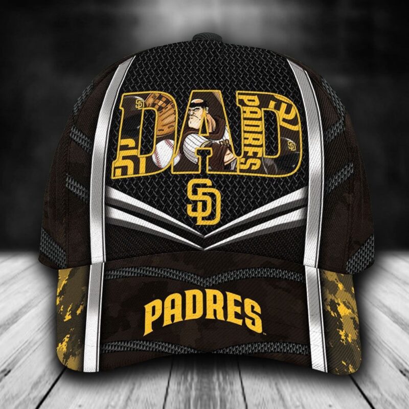 Customized MLB San Diego Padres Baseball Cap Classic Style For Dad