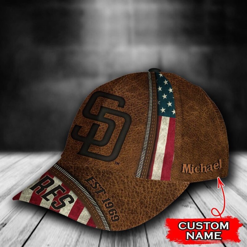 Customized MLB San Diego Padres Baseball Cap Luxury For Fans
