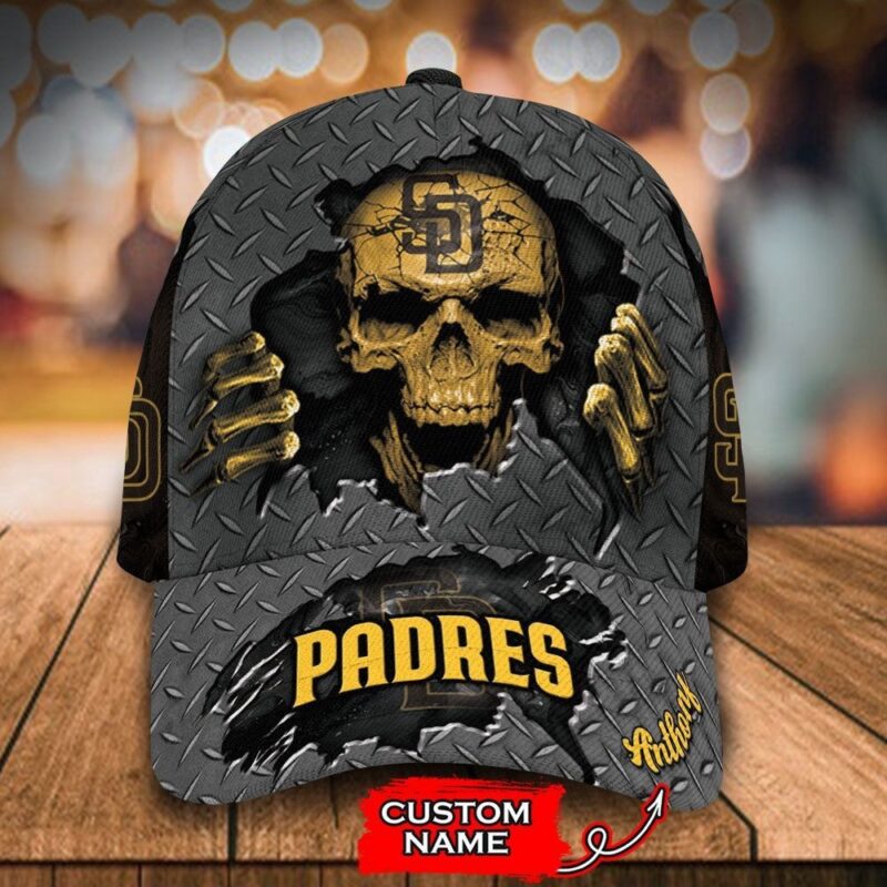 Customized MLB San Diego Padres Baseball Cap Skull For Fans