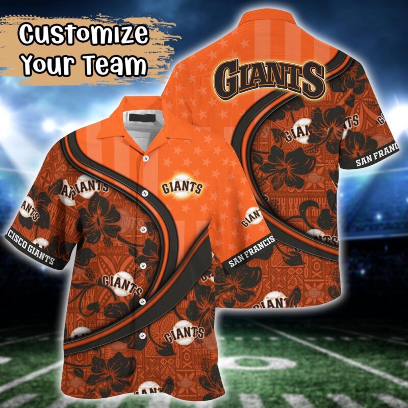 Customized MLB San Francisco Giants Hawaiian Shirt Harmony Hues For Fans