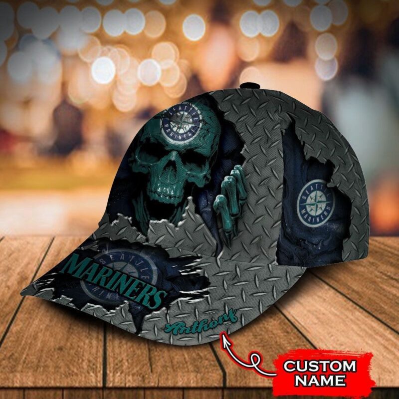 Customized MLB Seattle Mariners Baseball Cap Skull For Fans