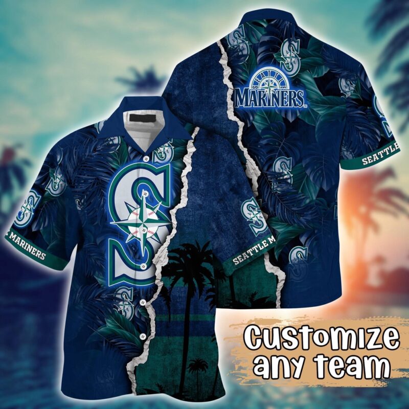 Customized MLB Seattle Mariners Hawaiian Shirt Champion Chic Couture For Fans