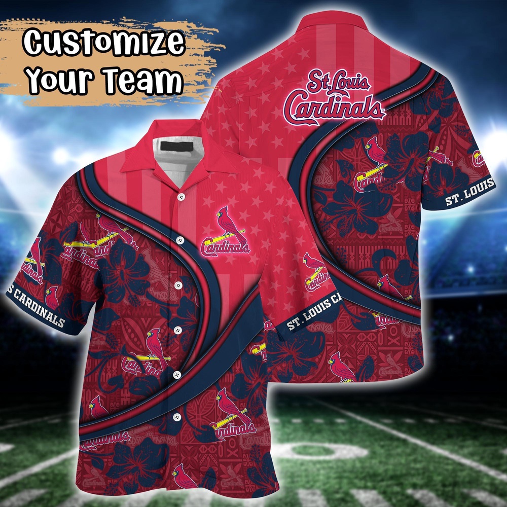 Customized MLB St. Louis Cardinals Hawaiian Shirt Harmony Hues For Fans