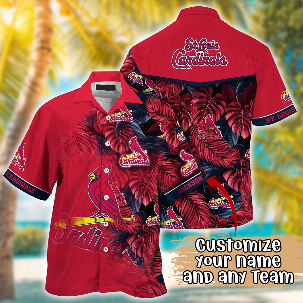 Customized MLB St. Louis Cardinals Hawaiian Shirt Radiant Rhythms For Fans