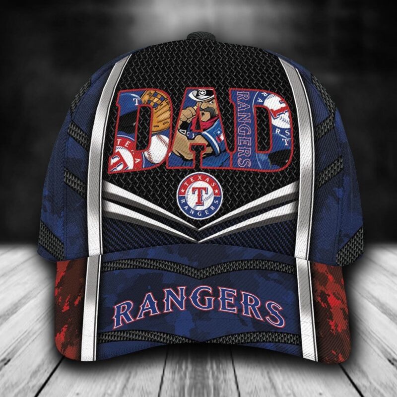 Customized MLB Texas Rangers Baseball Cap Classic Style For Dad