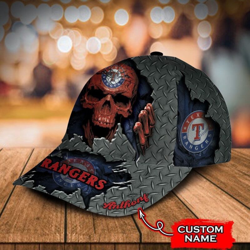 Customized MLB Texas Rangers Baseball Cap Skull For Fans