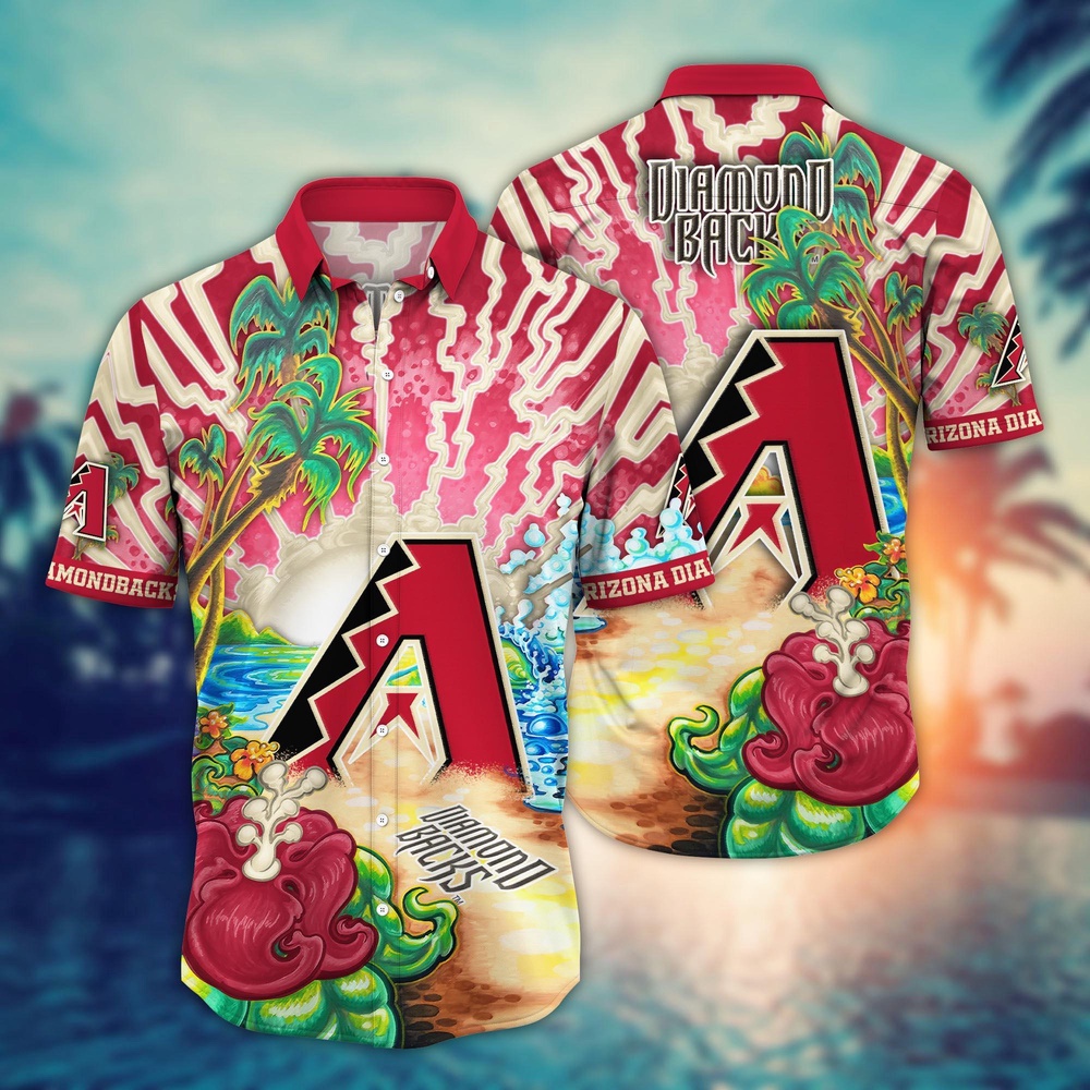 MLB Arizona Diamondbacks Hawaiian Shirt Diamond Dreamscape For Sports Fans