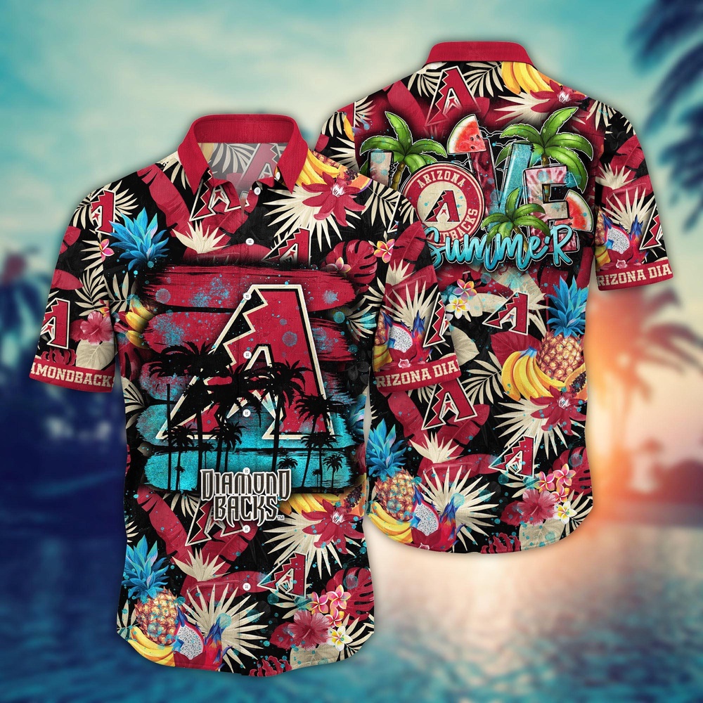 MLB Arizona Diamondbacks Hawaiian Shirt Pitch Perfect Style For Sports Fans