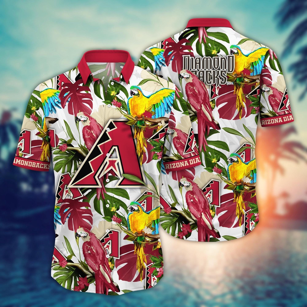 MLB Arizona Diamondbacks Hawaiian Shirt Victory In Bloom Gift For Fans