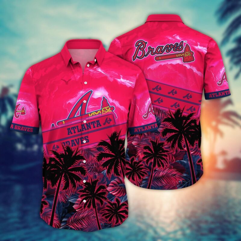 MLB Atlanta Braves Hawaiian Shirt Aloha Spirit Soars Gift For Fans
