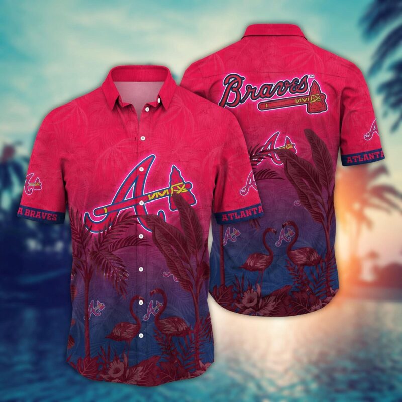 MLB Atlanta Braves Hawaiian Shirt Chase the Sunset Gift For Fans