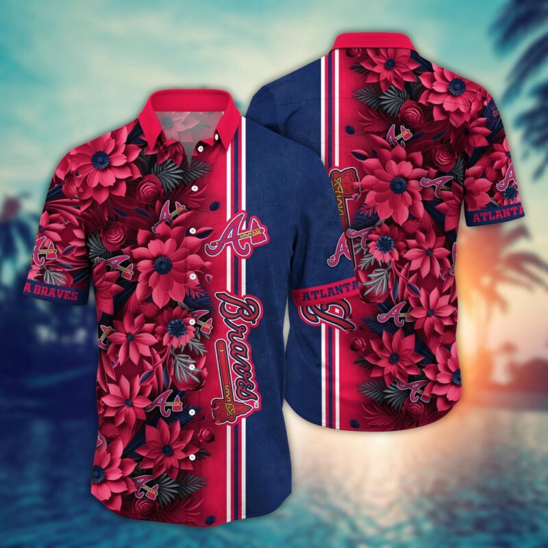 MLB Atlanta Braves Hawaiian Shirt Steal The Bases Steal The Show For Fans