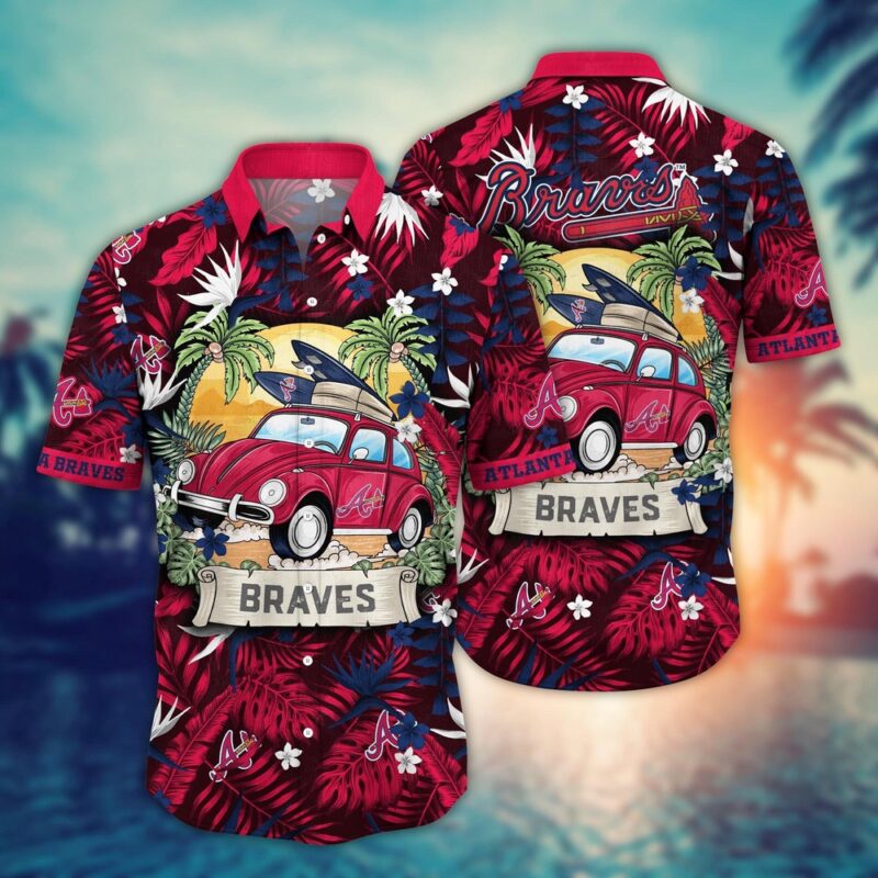 MLB Atlanta Braves Hawaiian Shirt Summer Heatwave For Sports Fans