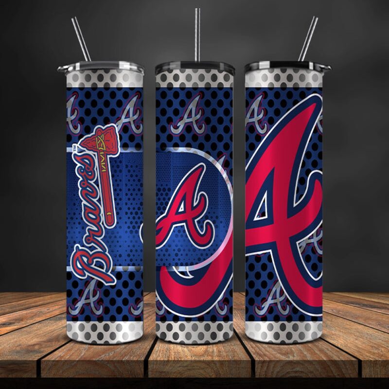 MLB Atlanta Braves Skinny Tumbler Team Spirit Refreshment