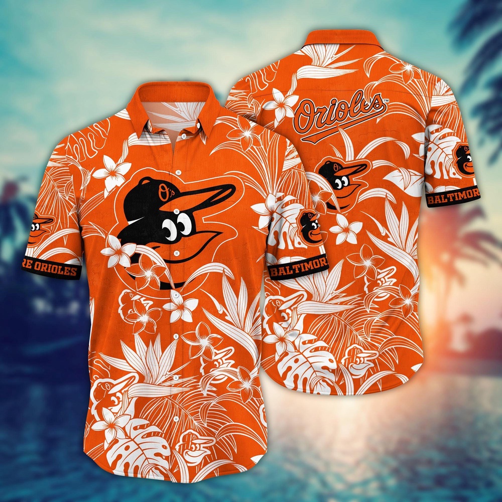 MLB Baltimore Orioles Hawaiian Shirt Breeze Through Summer Gift For Fans