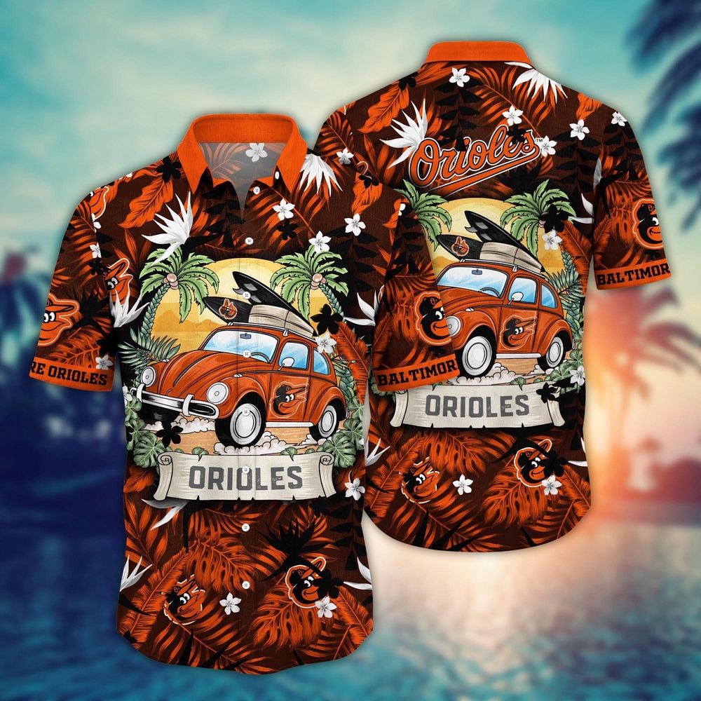 MLB Baltimore Orioles Hawaiian Shirt Summer Heatwave For Sports Fans