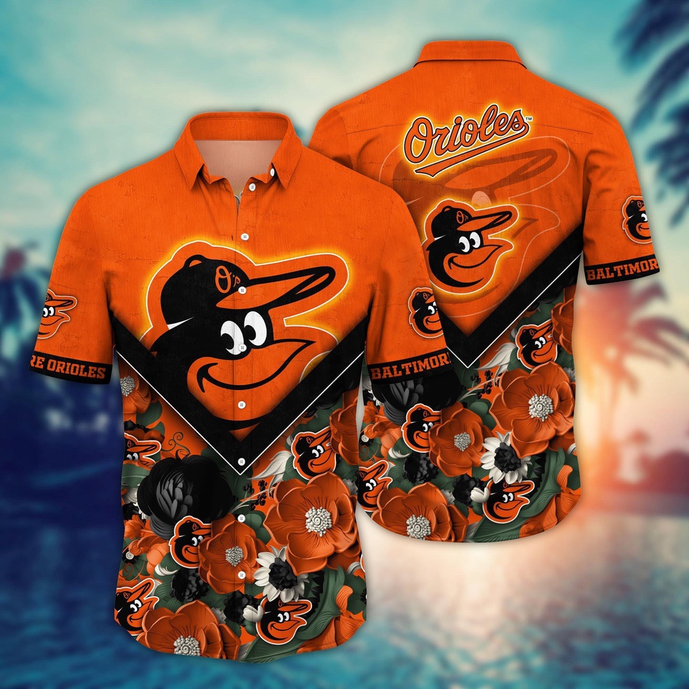 MLB Baltimore Orioles Hawaiian Shirt Summer Swing For Sport Fan