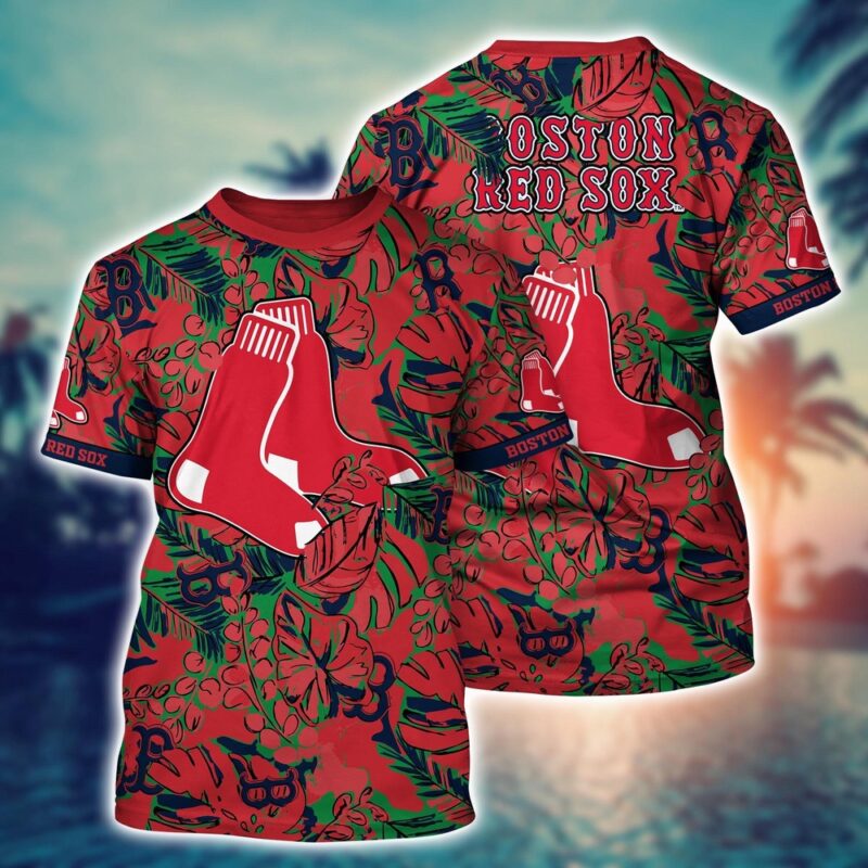 MLB Boston Red Sox 3D T-Shirt Sleek Baseball Vibes For Fans Baseball